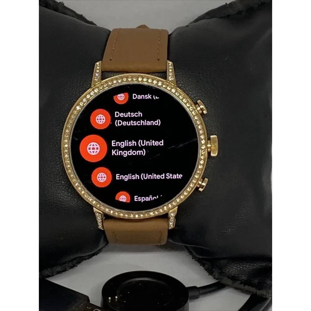 Fossil Gen 4 Authentic Digital Dial Smart Watch Custom Band FTW6011 CO52